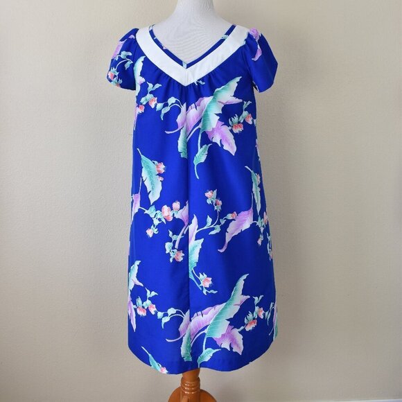 Vintage Hilo Hatties Hawaiian Mumu Dress - M - Picture 7 of 10